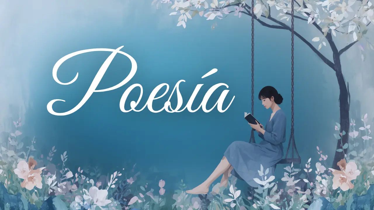 Poesías de amor y desamor Blue Modern Movie Trailer Youtube Thumbnail